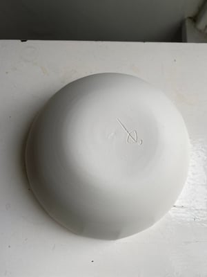 Cream Porcelain Poppy Bowl A
