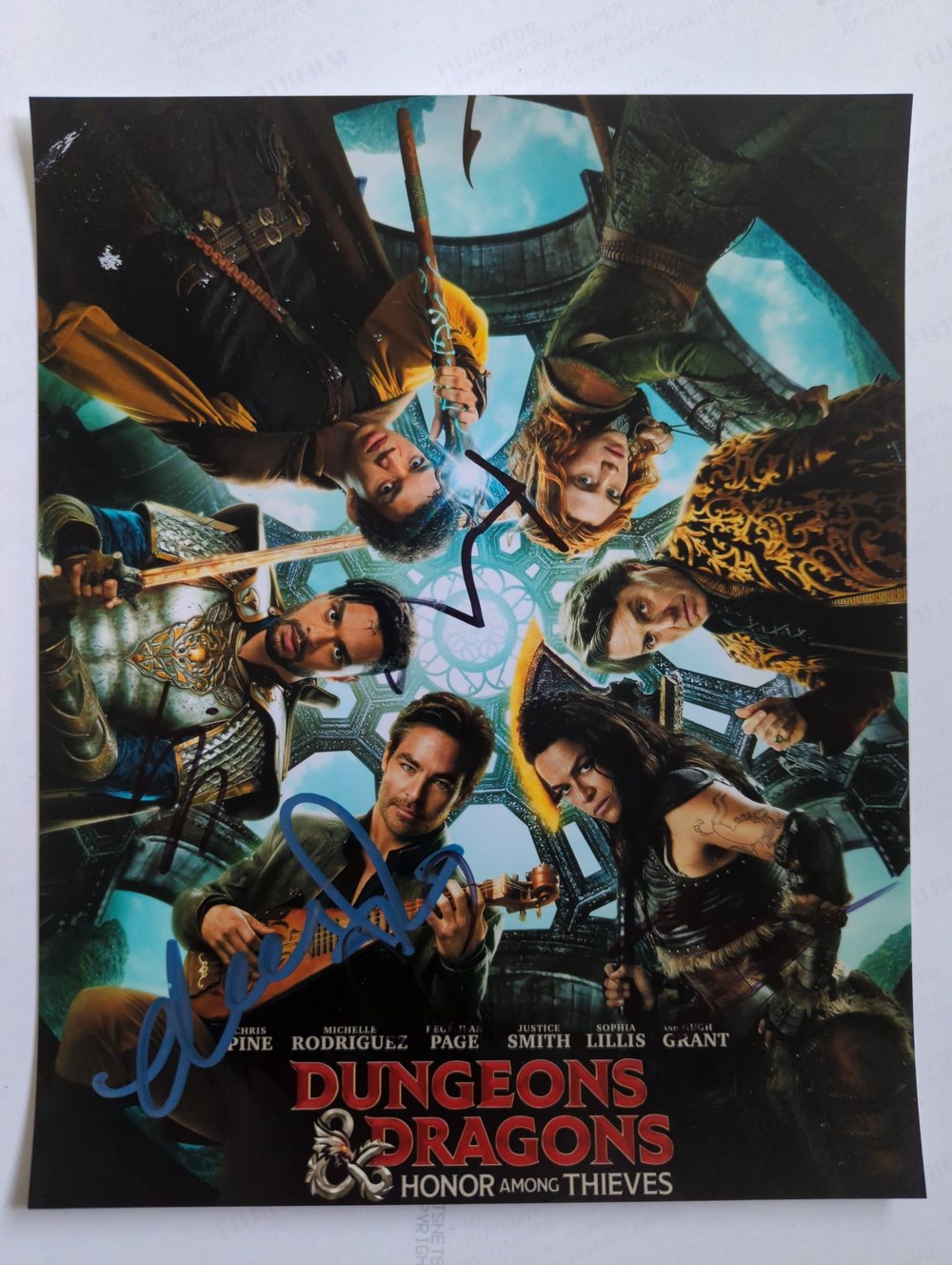 Dungeons & Dragons Multi Cast Signed 10x8 Photo