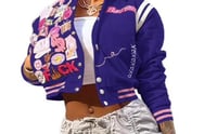 Image 4 of BARBIE VARSITY JACKET 