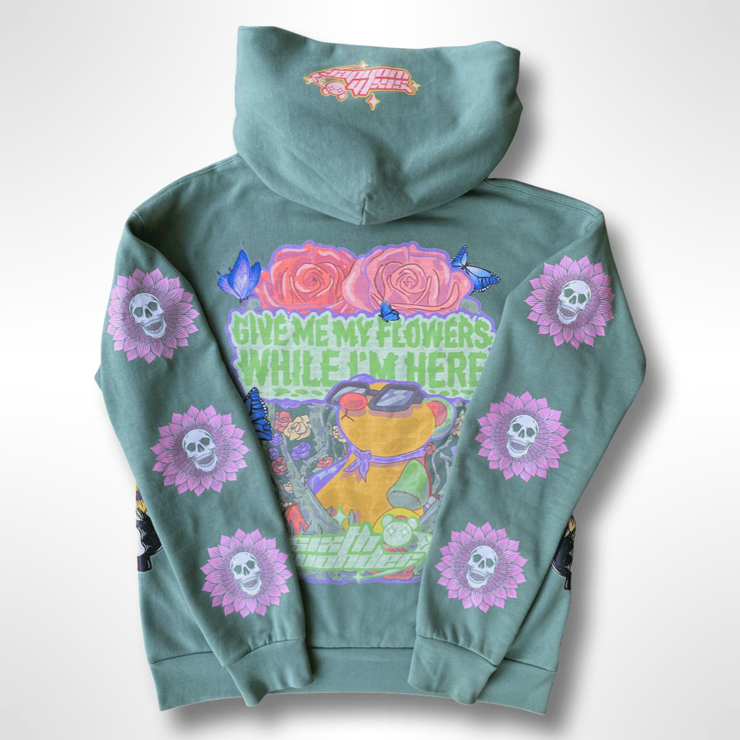 Image of Give Me My Flowers While I'm Here V2 hoodie