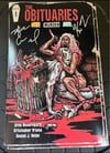 The Obituaries #1 Triple-Signed Poster