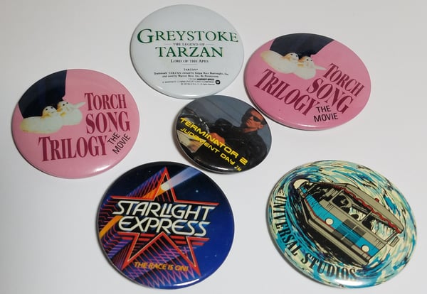 Image of Vintage 5 Pins Movies Mix