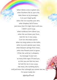 Image 1 of Look for me in rainbows