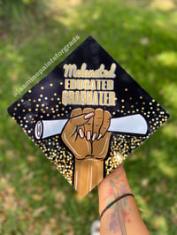 Image 1 of MELANATED EDUCATED GRADUATED TOPPER