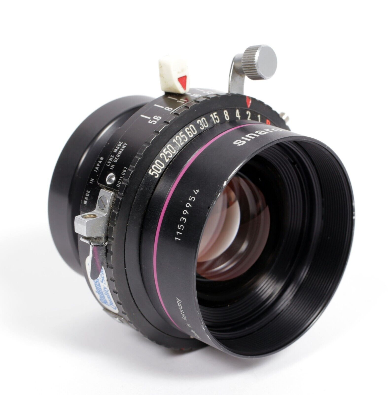 Rodenstock Apo Sironar S 135mm F5.6 Lens in Copal #0 Shutter