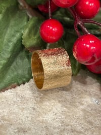 Image 5 of Golden Embossed Elegance Ring