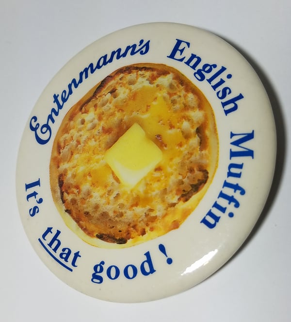 Image of Vintage Entenmann’s English Muffin Pin