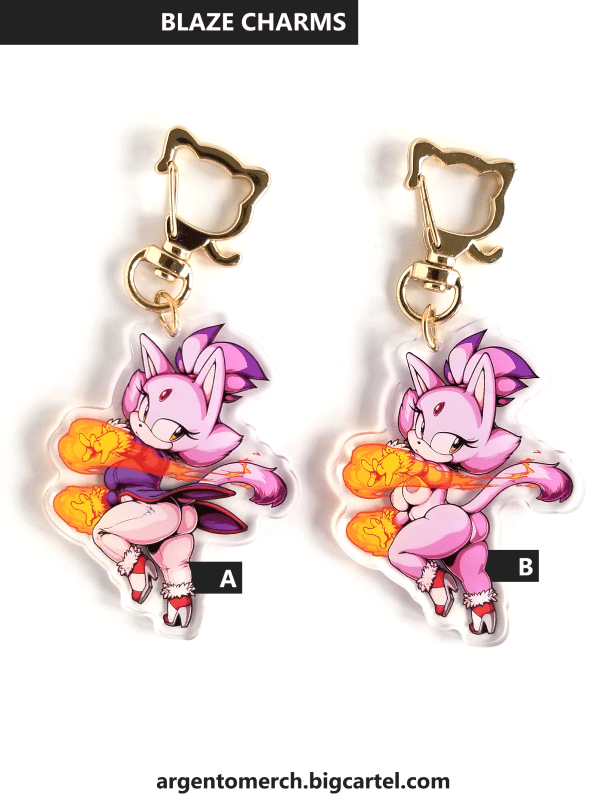 Blaze Acrylic Charms