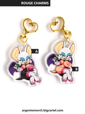 Rouge Acrylic Charms