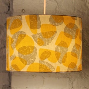 Image of Pumice stone fabric 30cm lampshade