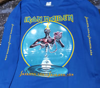 Image 1 of Iron Maiden Seventh son of a seventh son BLUE LONG SLEEVE