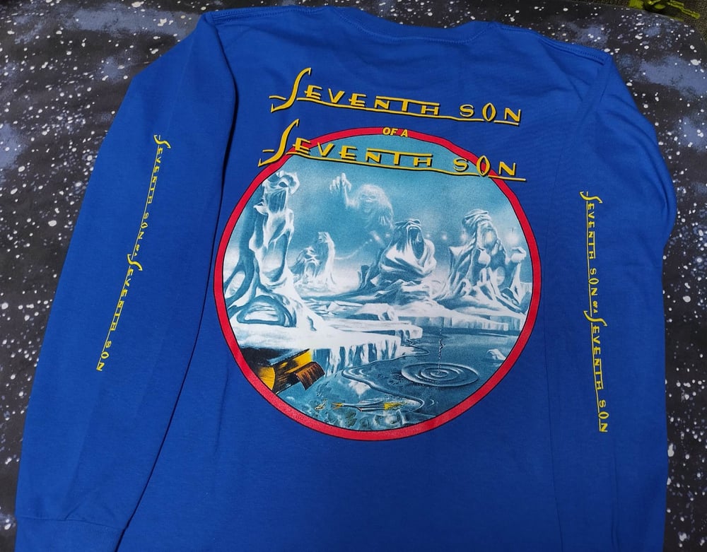 Iron Maiden Seventh son of a seventh son BLUE LONG SLEEVE