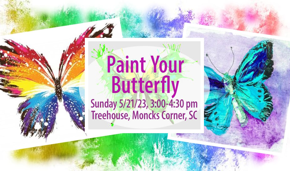 Image of PAINT YOUR BUTTERFLY