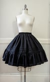 Monika Skirt - Black Linen Blend