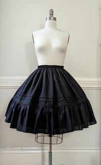Image 1 of Monika Skirt - Black Linen Blend Size 1