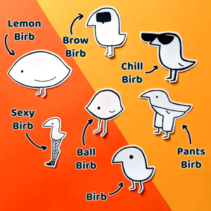 Image of Birbs! | Stickers