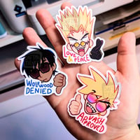 Image 1 of Trigun approved/denied etc Stickers