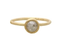 Image 1 of  Rustic engagement ring. Gray diamond. 18k. Pablo