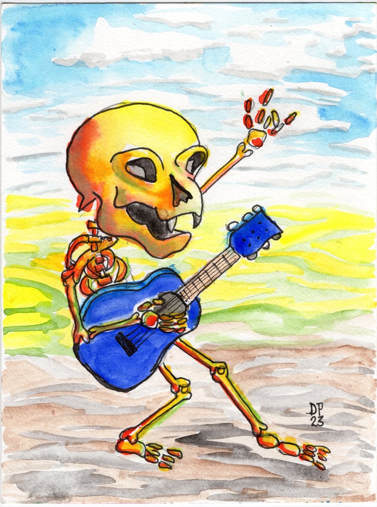 Image of Leaning Skeleton Rocker