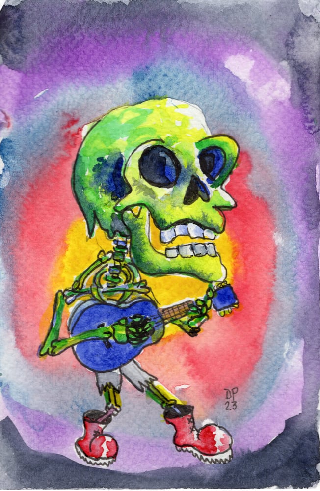 Image of DEAL! "Skeleton Strummer"