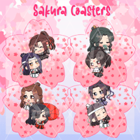 Image 1 of Sakura Coasters 