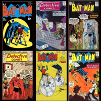 Image 1 of COMIC COVERS SET 1 BATMAN