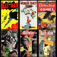 Image 1 of COMIC COVERS SET 2 BATMAN