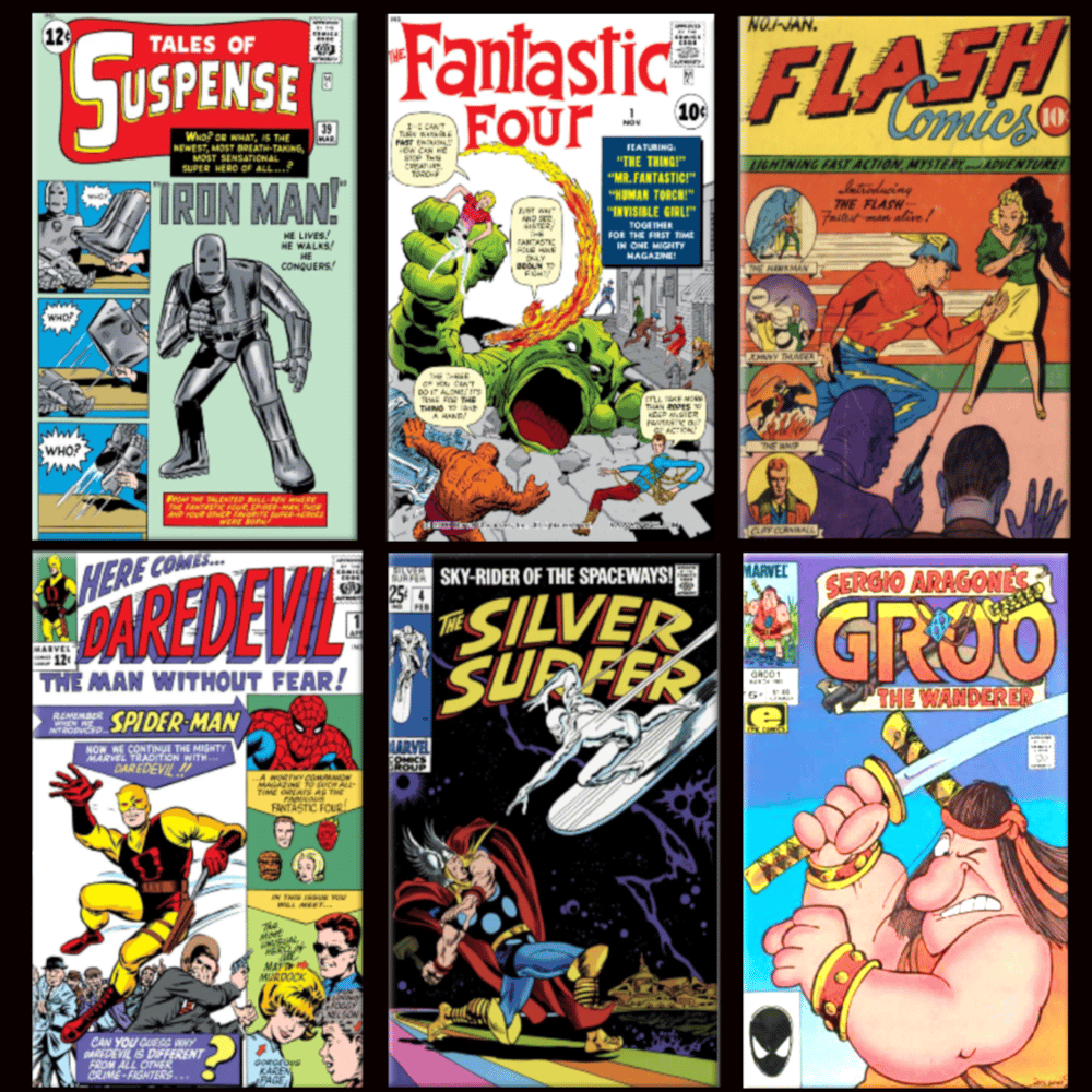 COMIC COVERS SET 4
