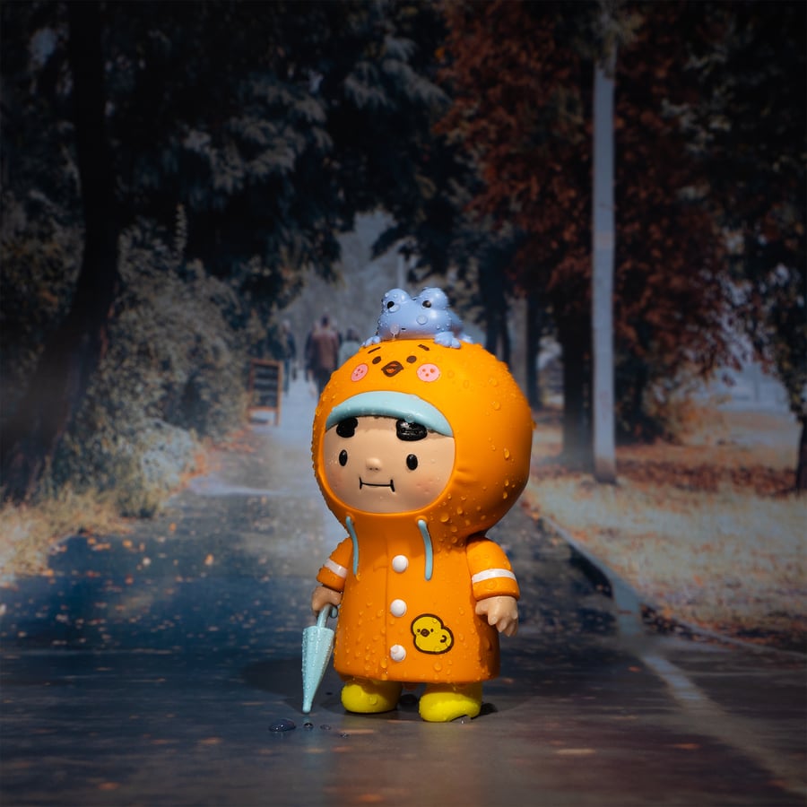 Image of CHUBBY OJISAN 'DUCKY RAINCOAT EDITION' BY AMBER