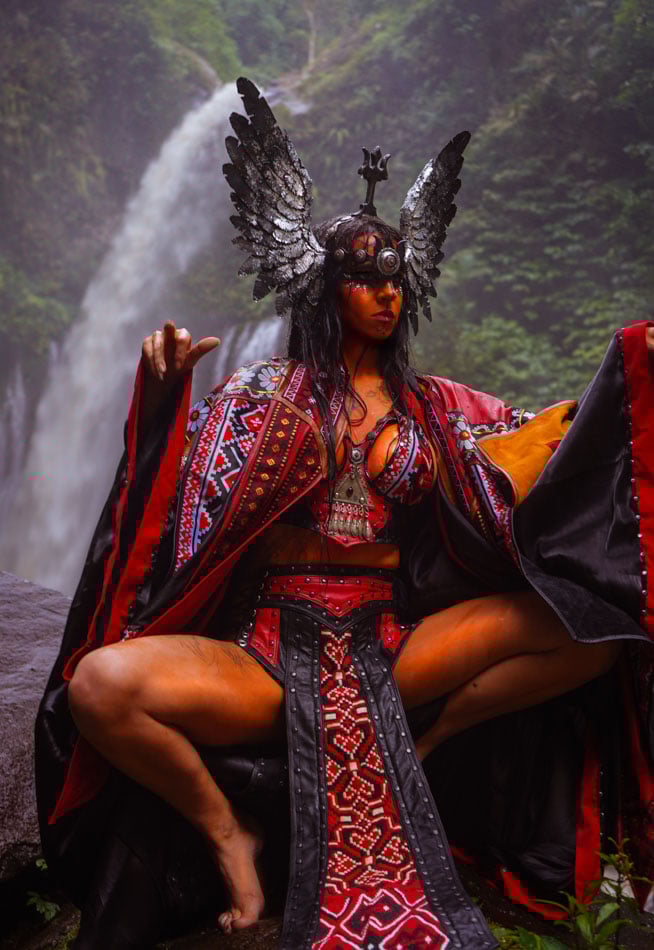 Image of Toxic Vision Transmissions from Another World winged headdress