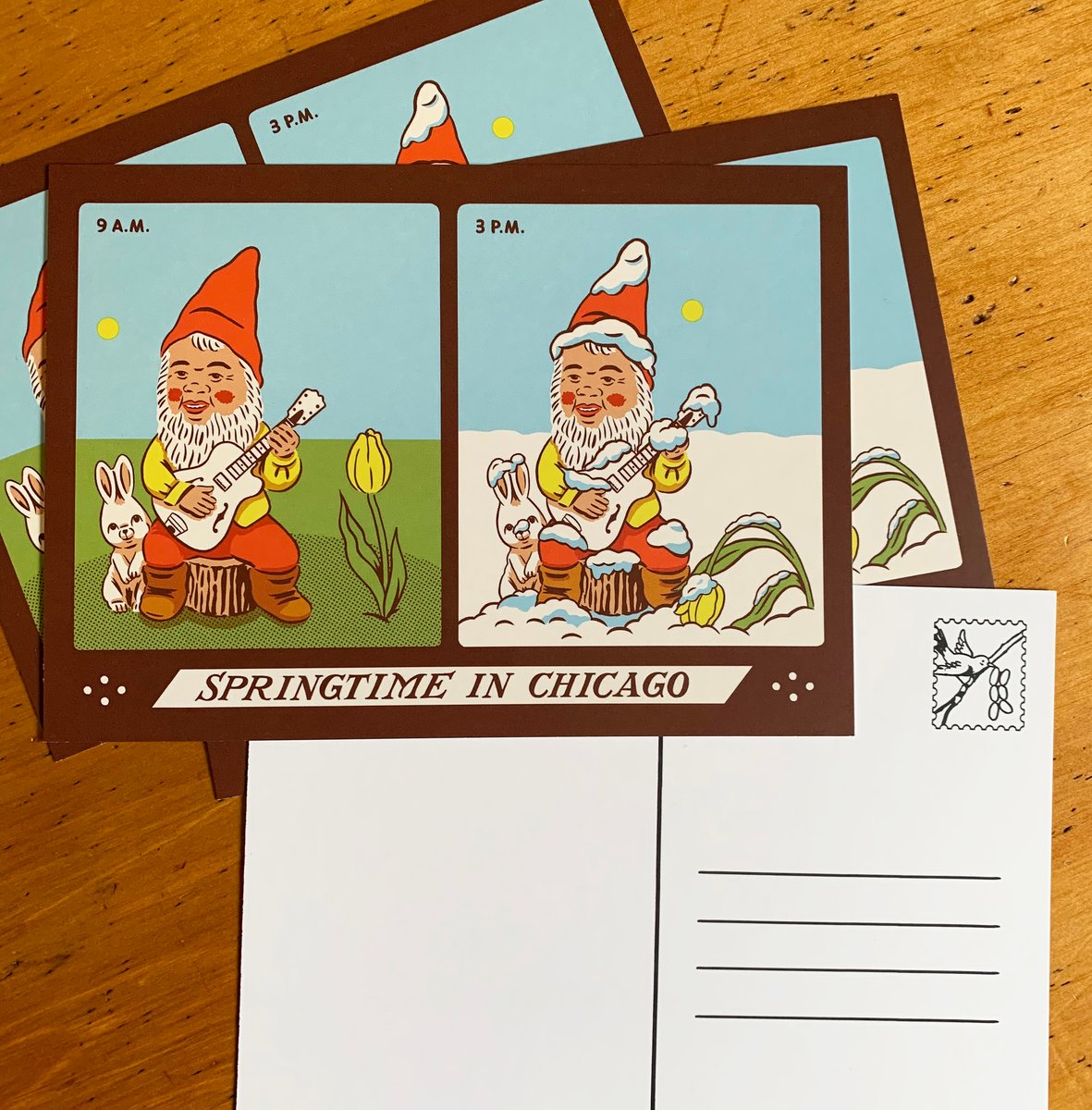 Springtime in Chicago Postcards – Set of 5 / Ryan Duggan