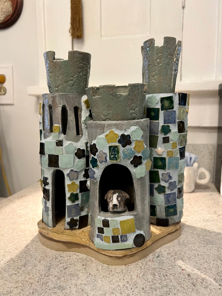 Image of Reserved for Kathleen Triple Castle Planter