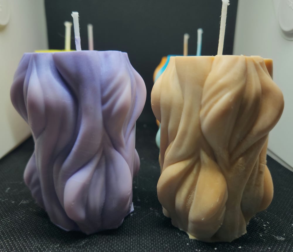 Wavy candles 
