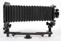 Image 3 of Toho FC-45X ultralight 4X5 camera w/ 135mm + 210mm MC lenses + film + holders #8258