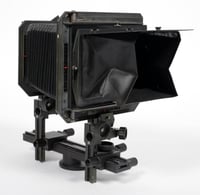 Image 4 of Toho FC-45X ultralight 4X5 camera w/ 135mm + 210mm MC lenses + film + holders #8258