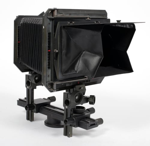 Image of Toho FC-45X ultralight 4X5 camera w/ 135mm + 210mm MC lenses + film + holders
