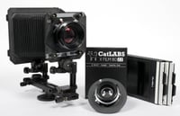 Image 1 of Toho FC-45X ultralight 4X5 camera w/ 135mm + 210mm MC lenses + film + holders #8258