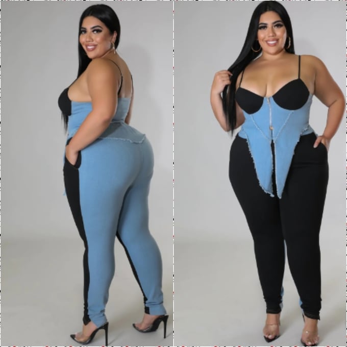 Image of No distraction denim set