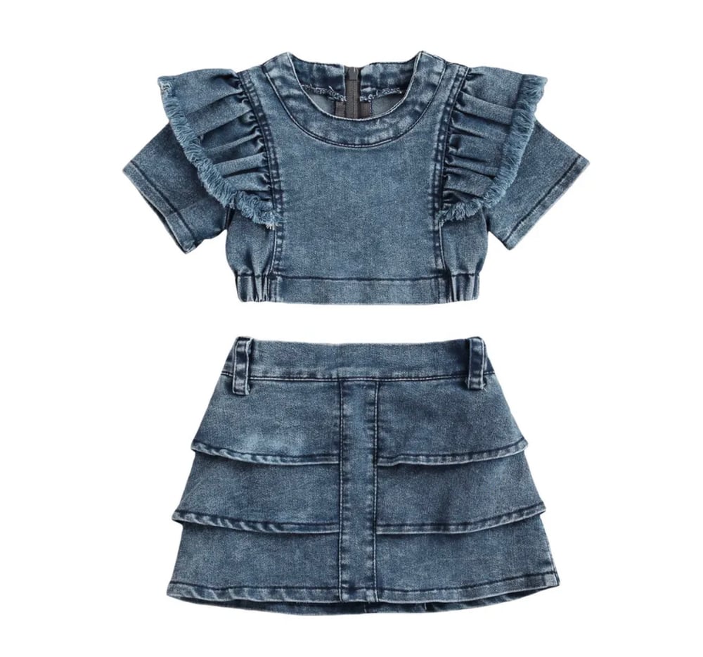 Image of Layer Denim Set