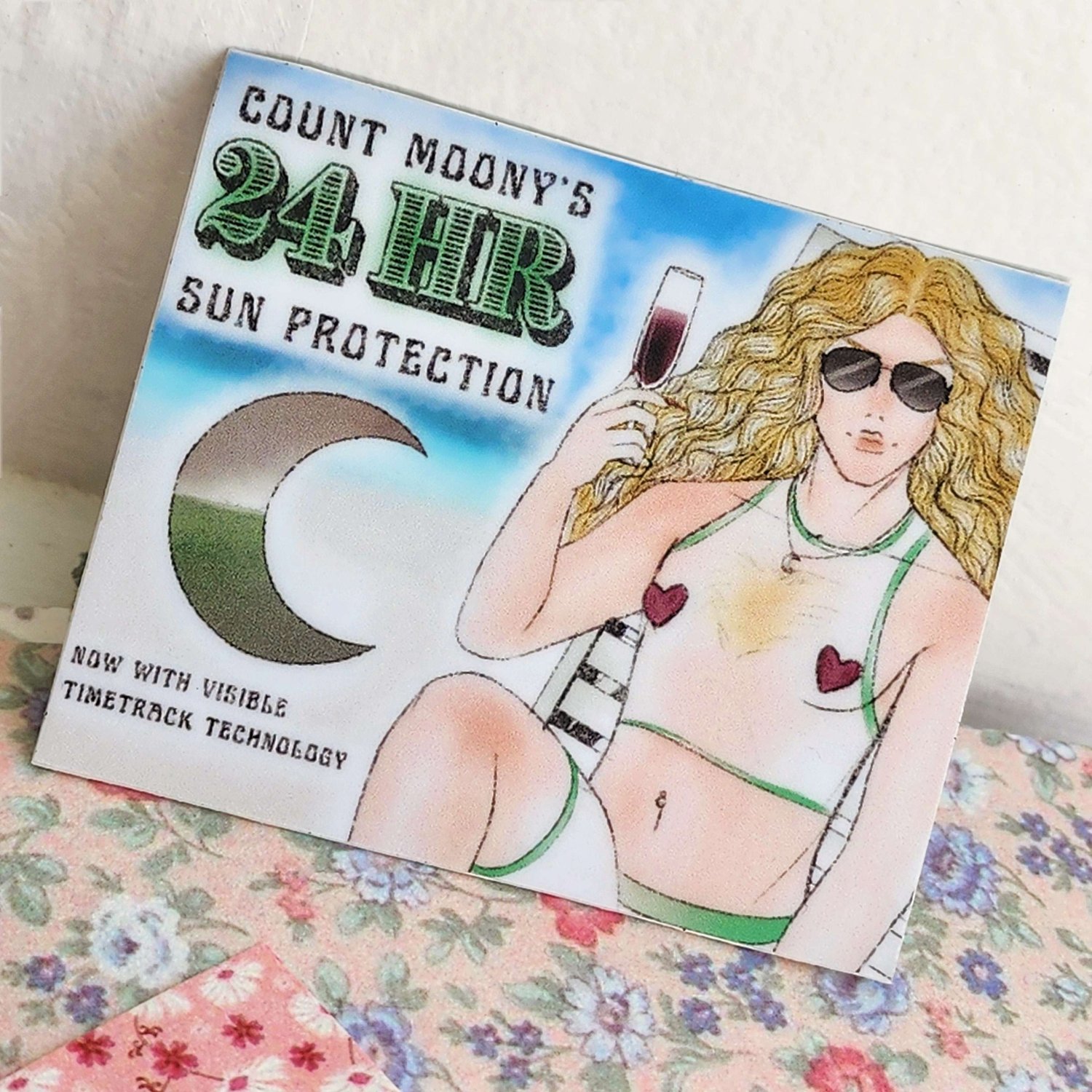 Count Moony's 24 Hour Sun Protection Charms Sticker