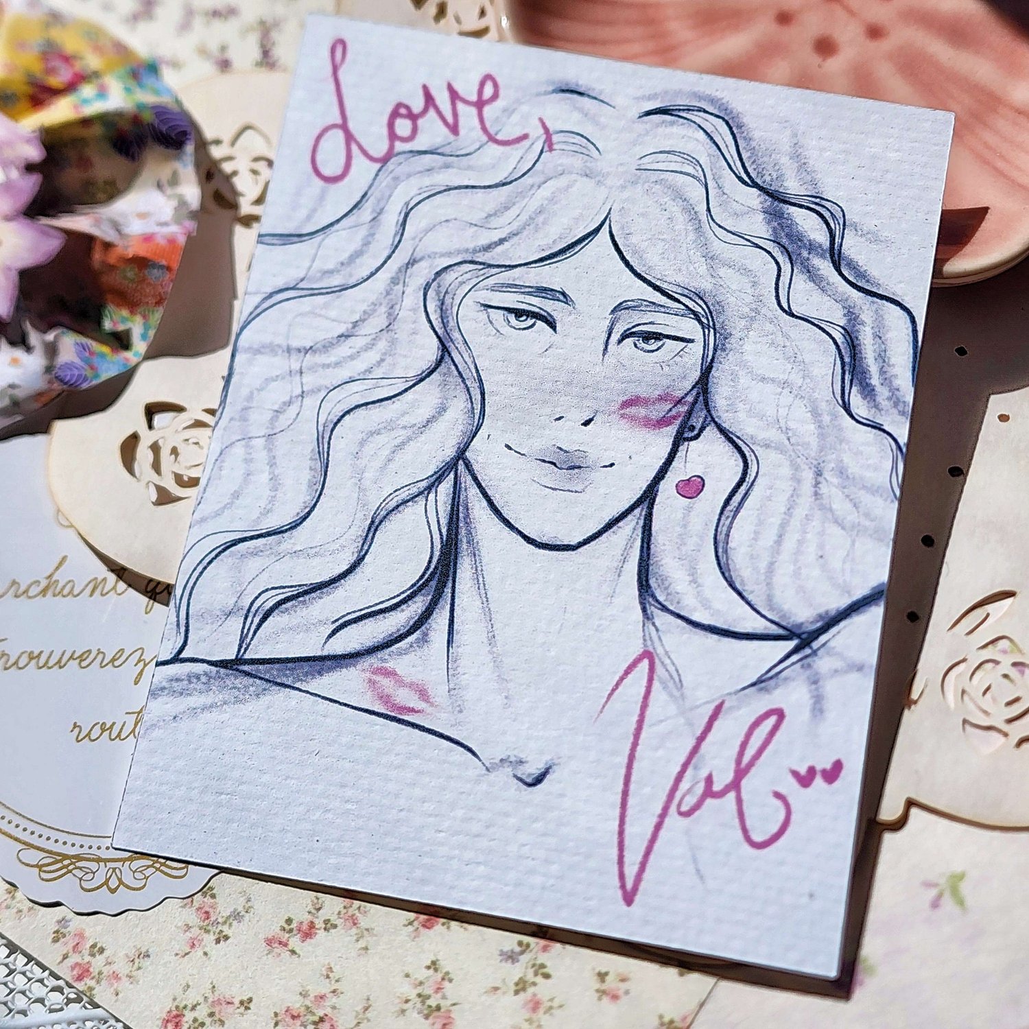 Love, Val Sketch card