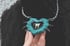 Claw Tooth heart necklace Image 2