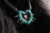 Claw Tooth heart necklace