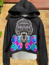 Space Gorilla Crop Hoodie