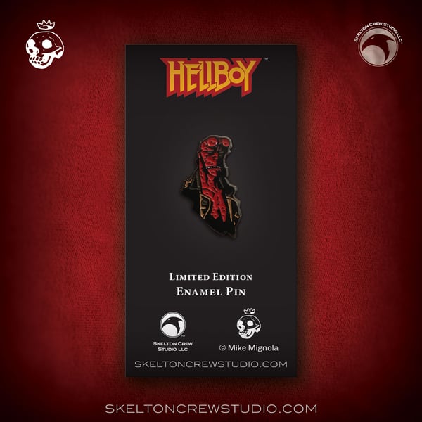 Image of Hellboy/B.P.R.D.: Limited Edition Hellboy enamel pin! 