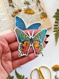 Image 3 of Butterfly Holographic Sticker Pack 