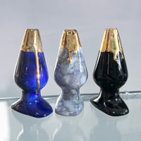 Image 2 of Drippy Butt Plug Stem Vase with 22Kt Gold
