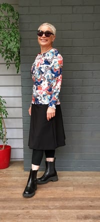 Image 1 of KylieJane Tulip skirt - black