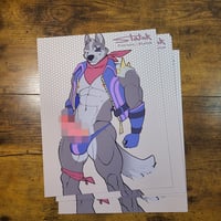 Image 2 of Space Wolf Print