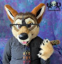 Image 3 of Fursuit-sized Cigar Stogey Plush Prop - READY TO SHIP